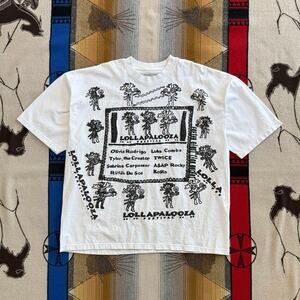 Lollapalooza 2025 Cactus Plant Flea Market Lineup T-Shirt 2XL Sabrina Carpenter